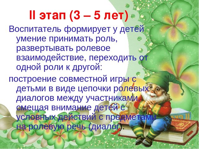 Развитие игровой деятельности детей раннего и дошкольного возраста в условиях реализации ФГОС дошкольного образования