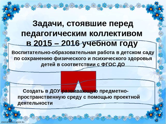 Презентация итогового педсовета в ДОУ