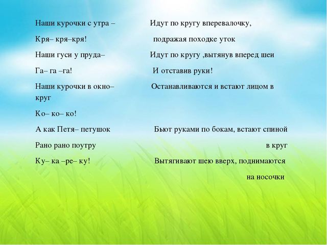 Презентация по теме "Домашние птицы",направленная на развитие двигательной активности дошкольников 5-6 лет