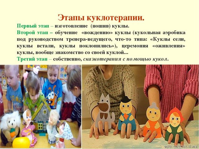 Презентация для педагогов: "Куклотерапия в ДОУ"