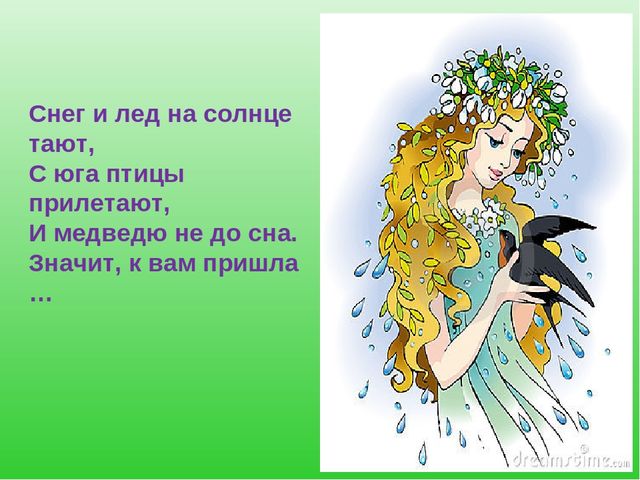К занятию "Познание"Презентация "Приметы весны"