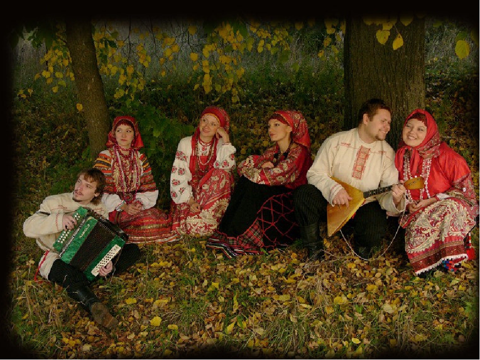Презентация к тематическому занятию: " Россия - родина моя"