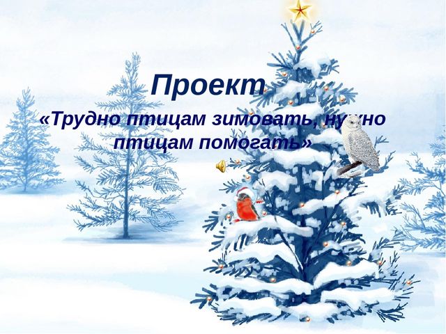 Презентация ,, как помочь птицам зимой ,,