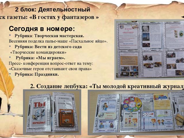 Презентация "Профессия журналист". Использование детской журналистики, как средства познавательного и личностного развития ребенка»