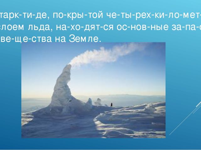 Презентация на тему: "Свойства льда"