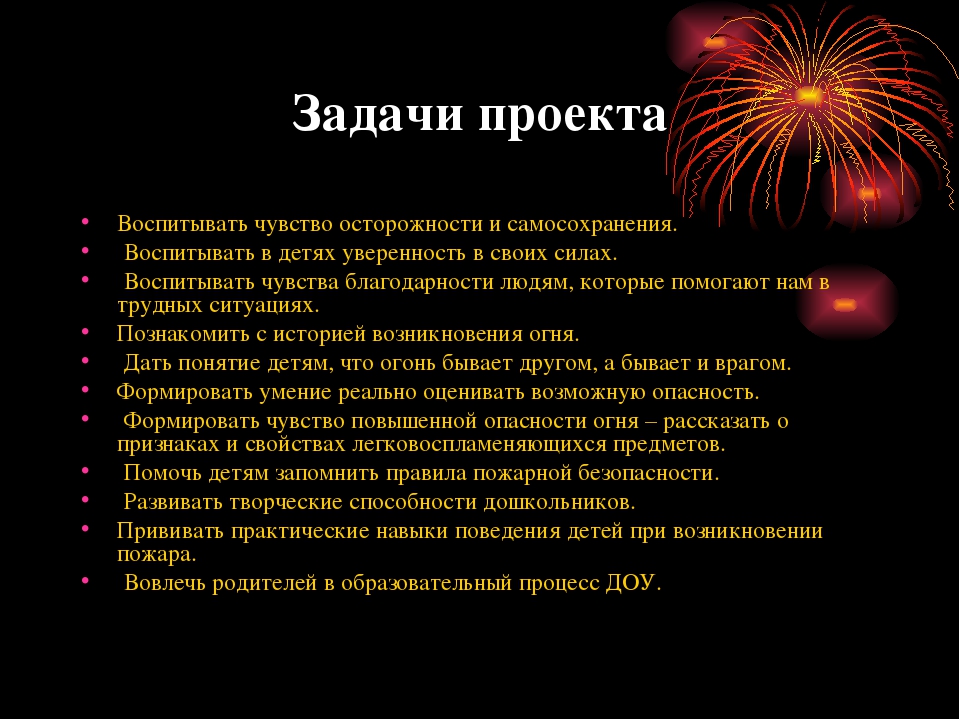 Презентация проекта "Пожару- нет!!