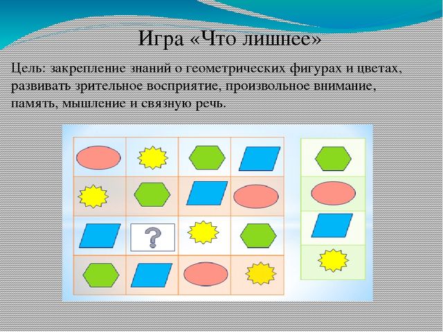 Развивающие игры по ФЭМП для детей старшего дошкольного возраста