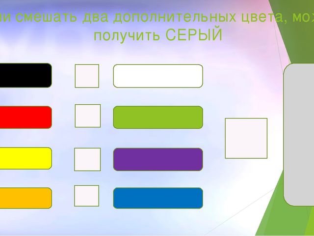 Как получить серый цвет. Как проучить серый цвет. Смешать цвета серый и белый. Серый цвет смешение каких цветов.