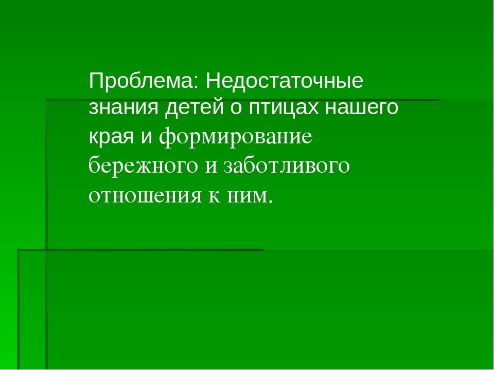 Проект "Птицы родного края"
