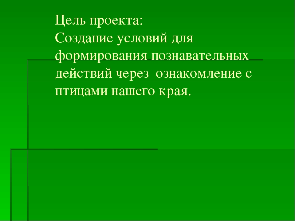 Проект "Птицы родного края"