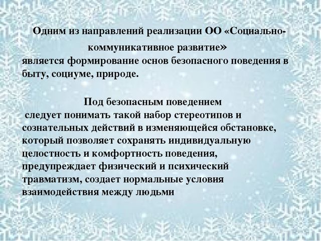 Презентация по программе безопасность