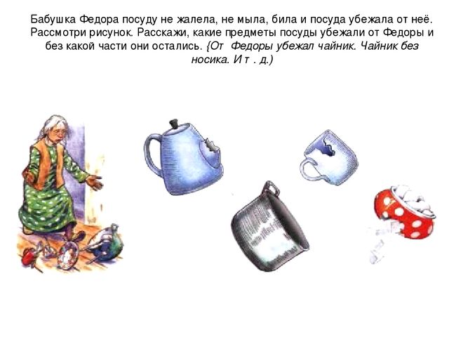 Презентация по развитию речи "Посуда"