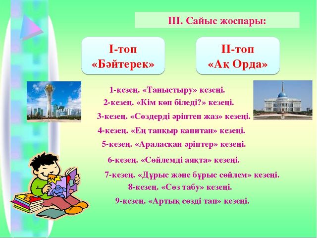 Презентация по английскому языку на тему "THE CAPITAL OF KAZAKHSTAN" (5 класс)